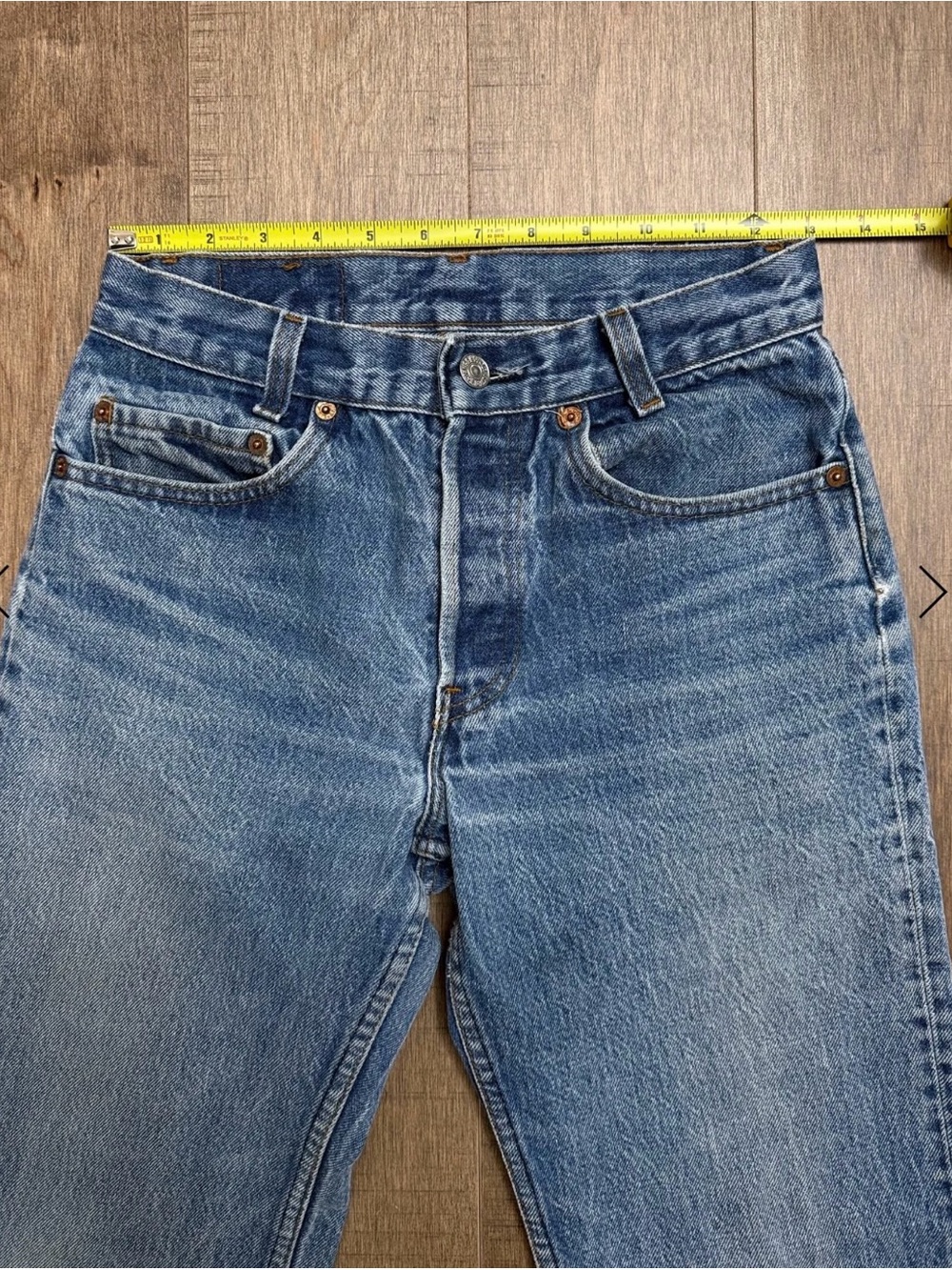 1980s Levi’s USA 701 Tag 28x32 Actual 26x28.75 - Picture 13 of 13